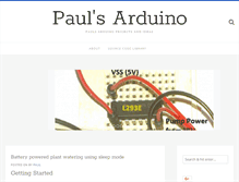 Tablet Screenshot of paulsarduino.co.uk